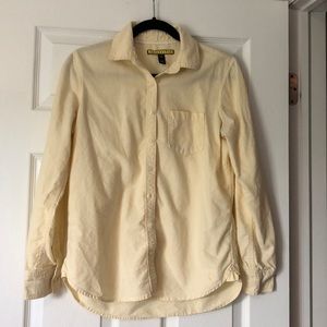 PALE YELLOW BUTTON DOWN LONG SLEEVE